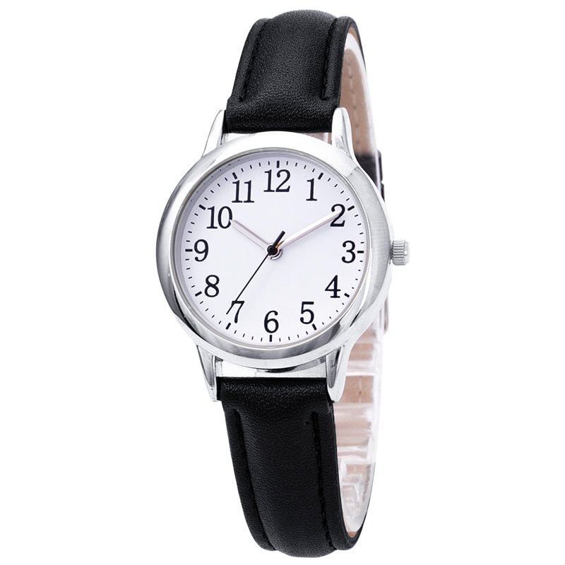 Japan Movement Women Quartz Watch Easy to Read Arabic Numerals Simple