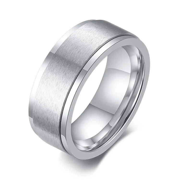 Fidget Stainless Steel Anxiety Ring