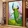 Diamond Painting -DIY Round Drill Peacock