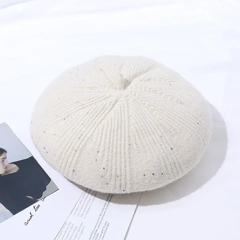 Vintage knitted woolen hat