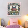 【Limited Stock Sale】Colorful House-11CT Stamped Cross Stitch 50*50cm