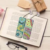 (US Only)3Pcs Butterfly DIY Diamond Art Bookmark Mandala Bookmark Gift for Book Lovers