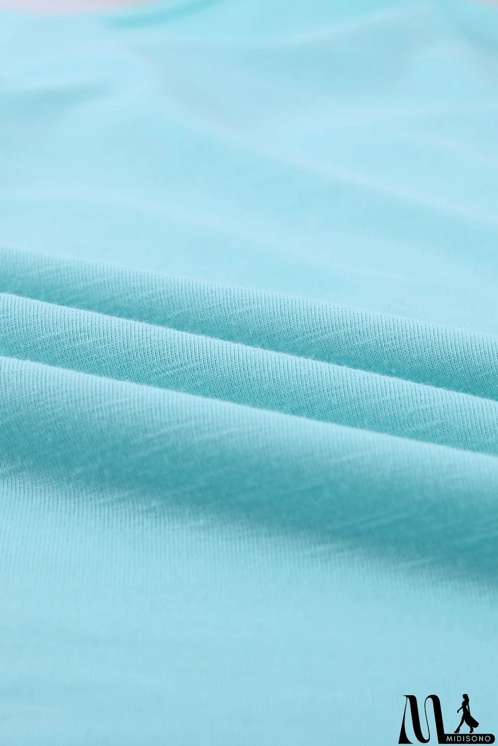 MidiSono - Buttoned Detail Cotton Blend Short Sleeve T-shirt