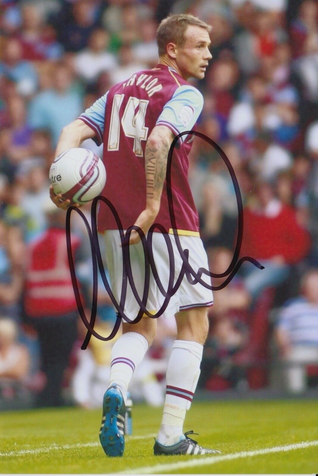 MATTHEW TAYLOR HAND SIGNED 6X4 Photo Poster painting - FOOTBALL AUTOGRAPH - WEST HAM UNITED 1.