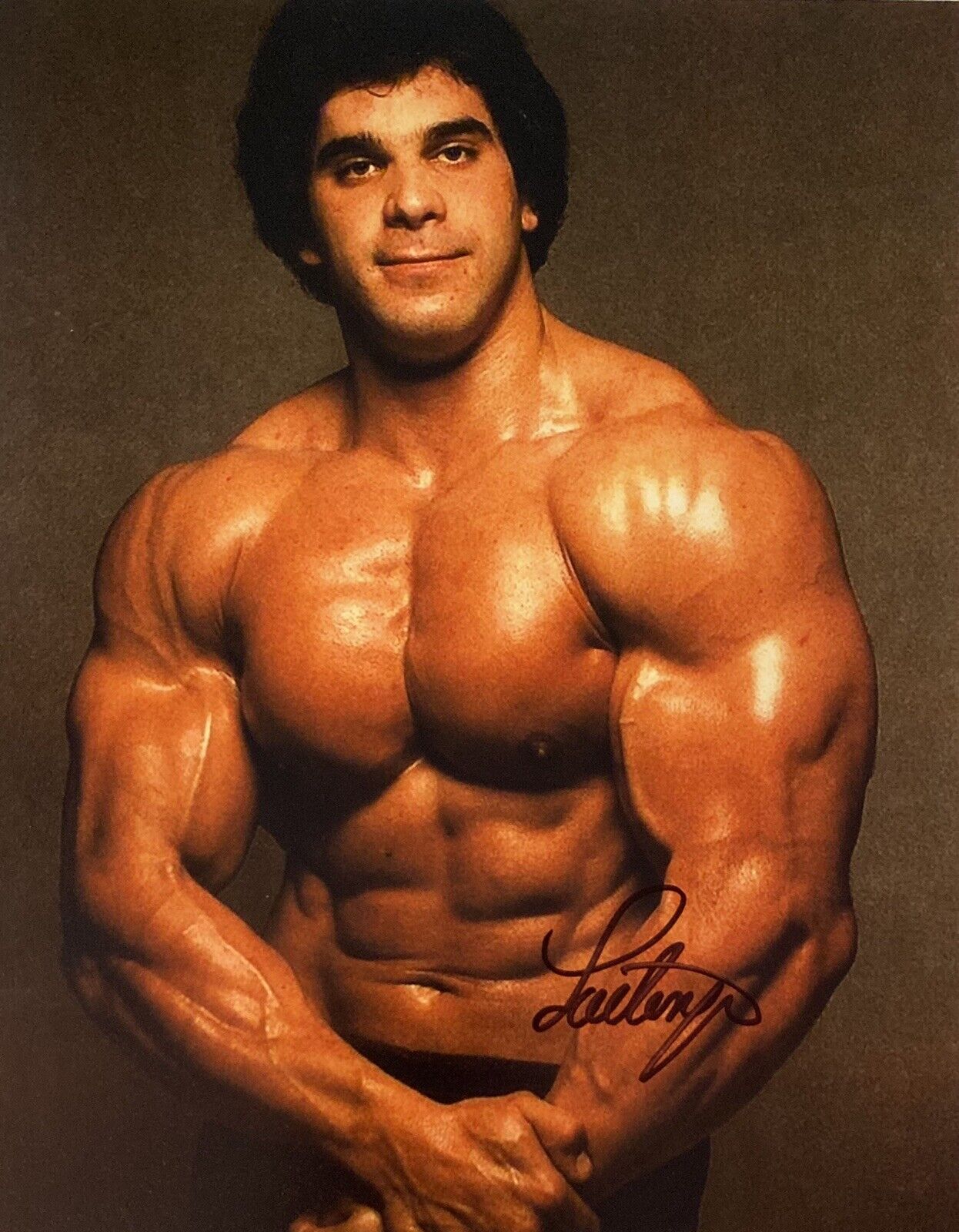 Lou Ferrigno Autographed Signed 8x10 Photo Poster painting The Incredible Hulk , Bodybuilding