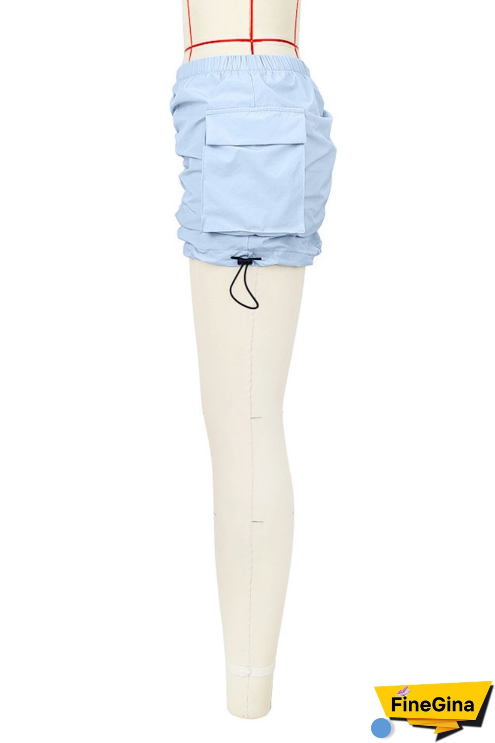 Black Casual Solid Basic Regular High Waist Conventional Solid Color Skirt