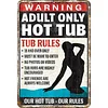 Warning - Vintage Metal Signs - 20*30cm/30*40cm - Warning