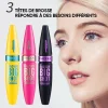 Mascara volumisant à 3 types de brosse