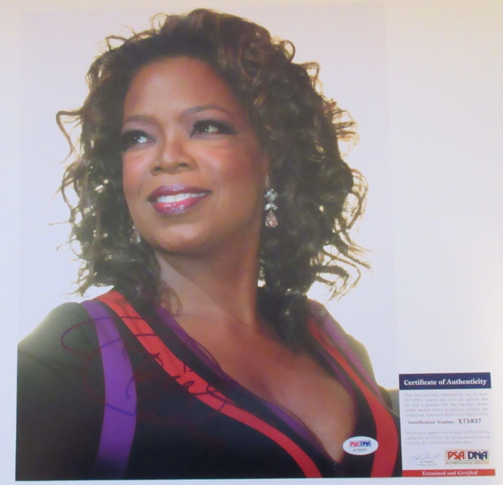 LEGEND!!! Oprah Winfrey Signed FULL NAME 11x14 Photo Poster painting #1 PSA/DNA