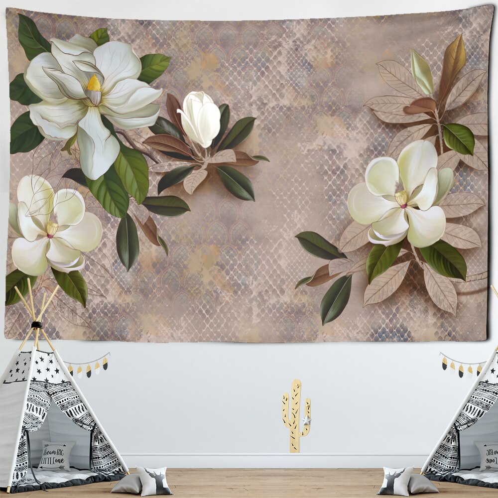 

Wall Tapestry - Flower Green Plant-150*130cm, 501 Original