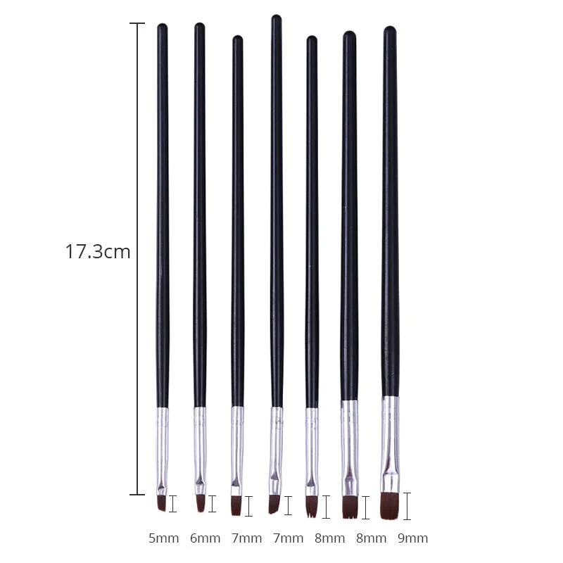 Acrylic UV Gel Nail Brush Kit Pink White Dotting Painting Pen Carving 15Pcs/set Gel Brush Manicure Nail Art Design Tools-Nail Inspo