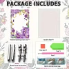 Special Shape Purple Flowers Table Top Diamond Painting Frame Kits for Beginners