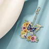 1Pc DIY Diamond Painting Lettter Keychain