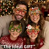 DIY Diamond Painting Christmas Glasses Frame No Lens 4pcs(Christmas)