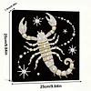 Scorpion DIY Pearl Art Diamond Painting Kit for Adult Home Decor 25x25cm With Frame