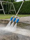 3 in 1 Pressures Washer Turbo Nozzle with 1/4 Inch Quick Connection 360 Degree Rotating Tip Turbo Nozzle 4000 PSI for Garden Car Concrete Brick