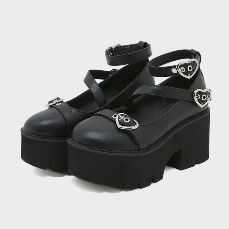 A Love Heart Lolita Shoes