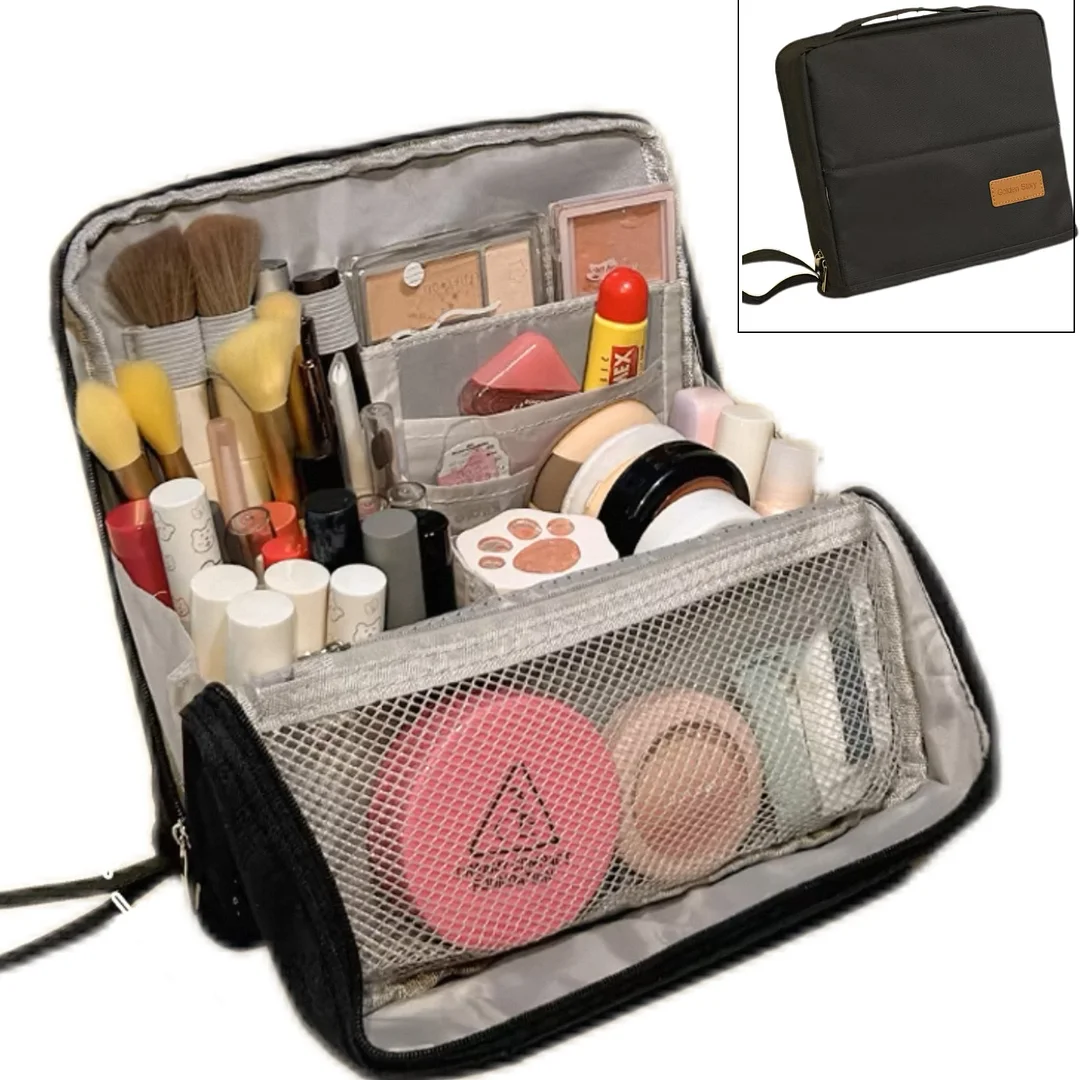 Standing Makeup Bag &ndash; Portable, Large Capacity