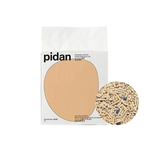 PIDAN 复合猫砂 - 7L/3.6Kg (原豆腐+膨润土)