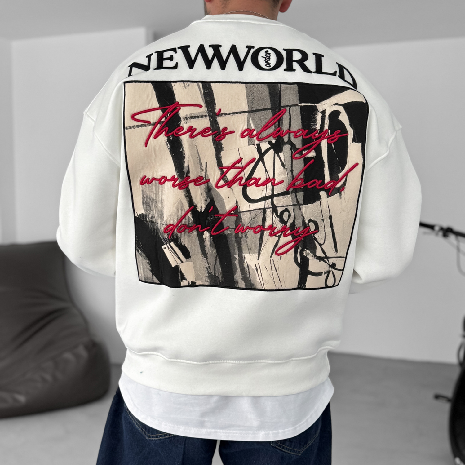 Retro Ethnic Casual Oversized Sweater