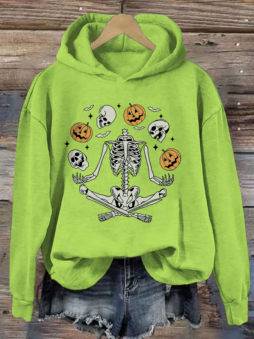 Funny Skeleton Halloween Hoodie