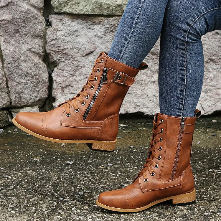 Orthopedic Boots with Side Zip
