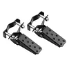 1 Pair Motorcycle Metal Footrests Pedals Rear Pedal Footrest Folding Footpegs