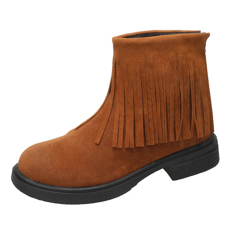 Yyvonne Yyvonne Thick-Bottomed And Short-Truly Tuk-Ssing-Up Martin Boots After The New Leisure And Lightness Of The 2023 Autumn And Winter