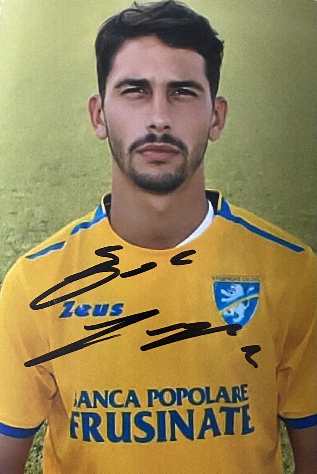 Edoardo Goldaniga Hand Signed Frosinone Calcio 6X4 Photo Poster painting