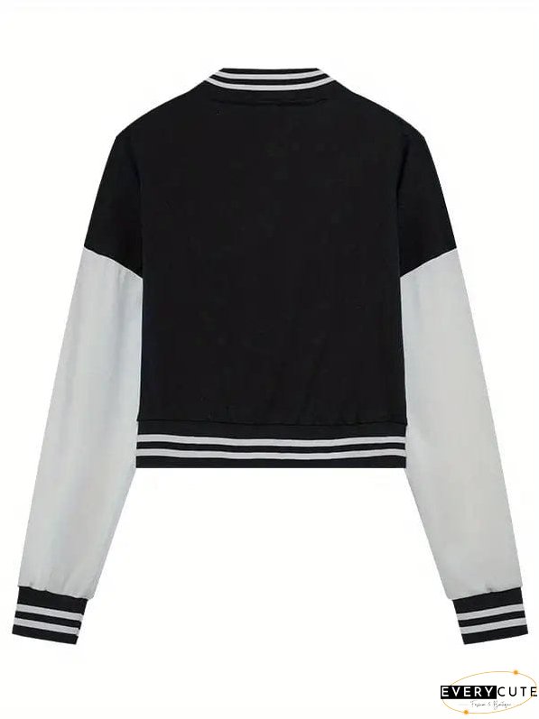 Stylish Women's Matching Set with Button-Up Bomber Jacket and Drawstring Pants