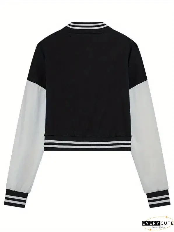 Stylish Women's Matching Set with Button-Up Bomber Jacket and Drawstring Pants