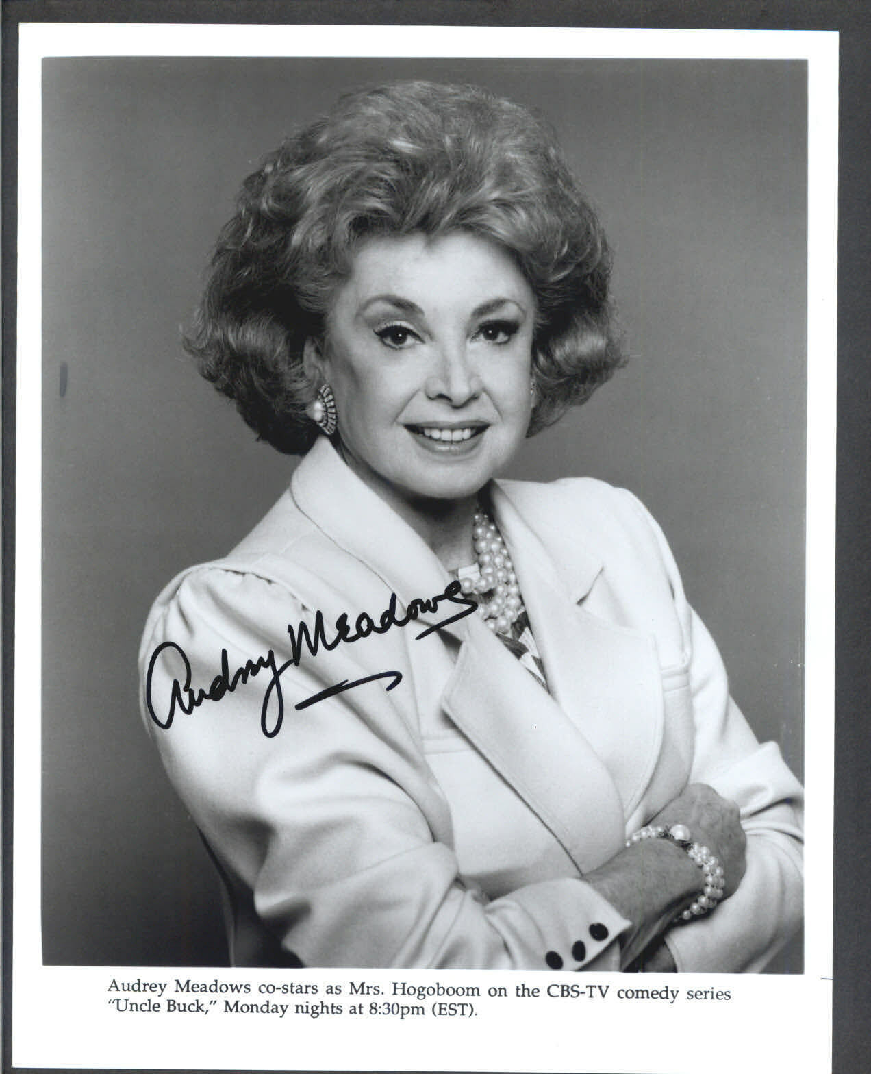 Audrey Meadows - Signed 8x10 Autograph Movie Still - The Honeymooners