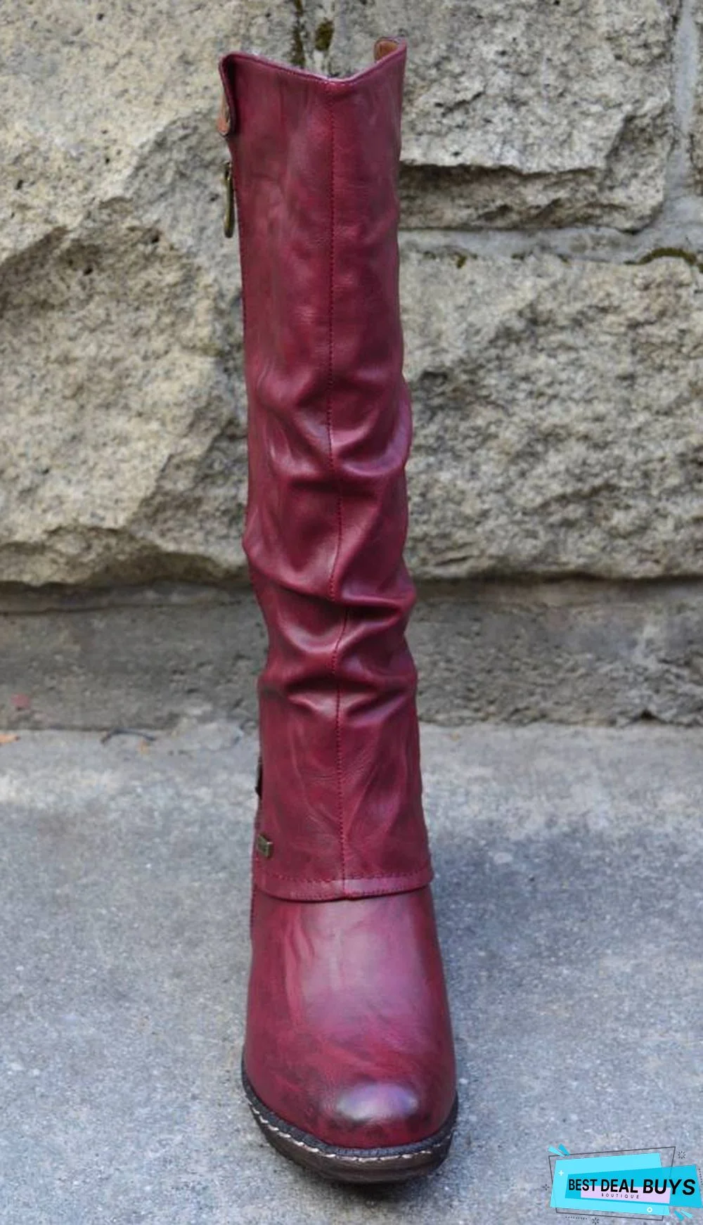 Women's Western Cowboy Knee Boots Punk Boots