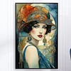 (40*60cm)Beauty - Full Round Drill Diamond Painting