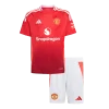 Manchester United Home Kids Soccer Jerseys Kit 2024/25