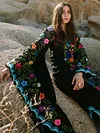 Vintage Colorful Printed Maxi Dress