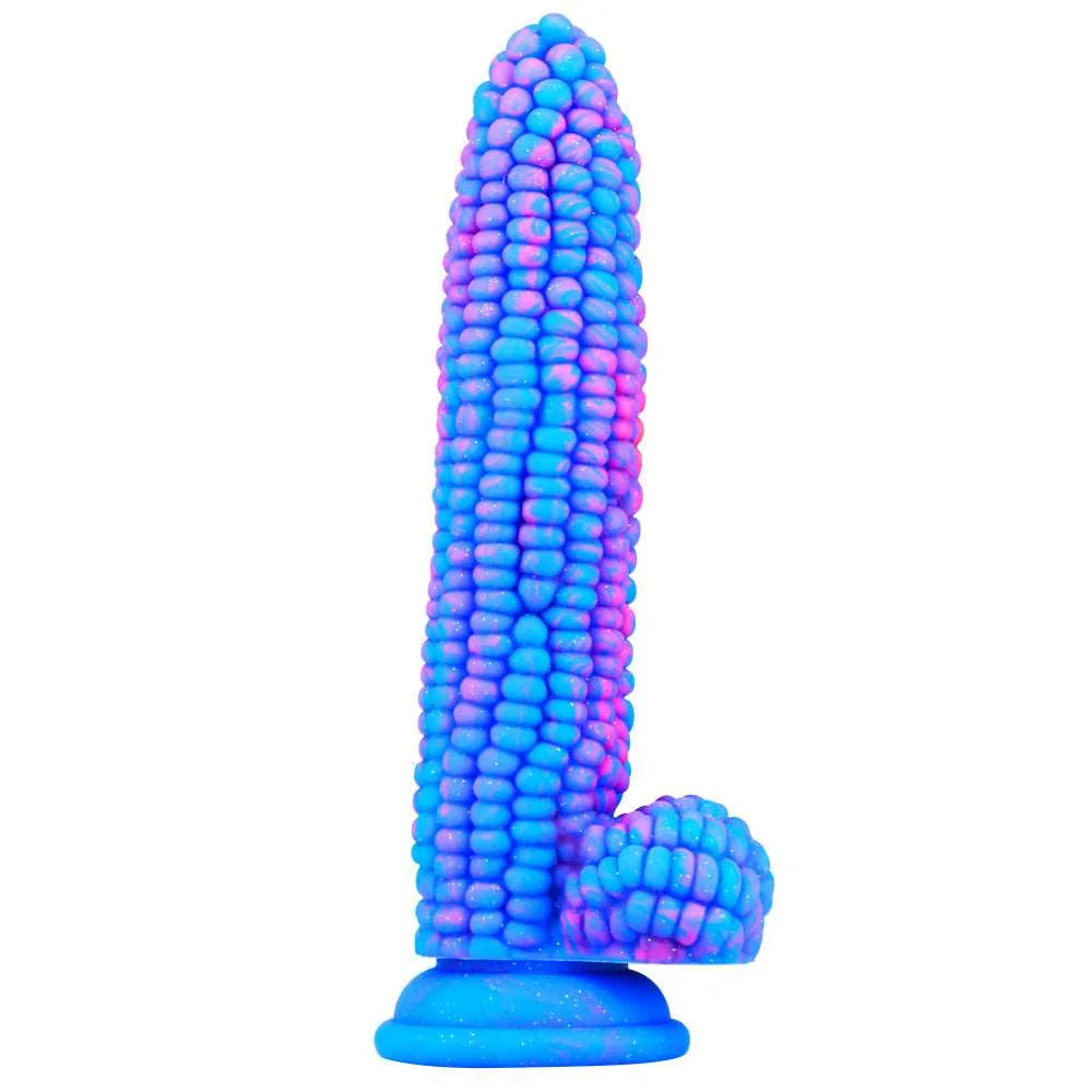 Aircraftcup™ - Corn Silicone Dildo Huge Penis Anal Plug