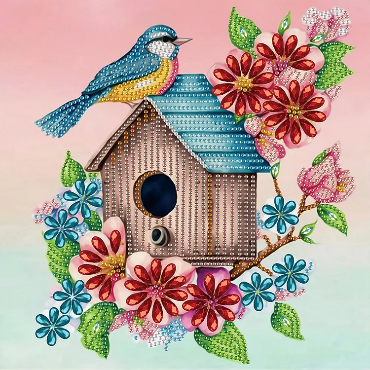 Bluebird 30*30cm (Canvas) Special Shaped Drill Diamond Painting gbfke