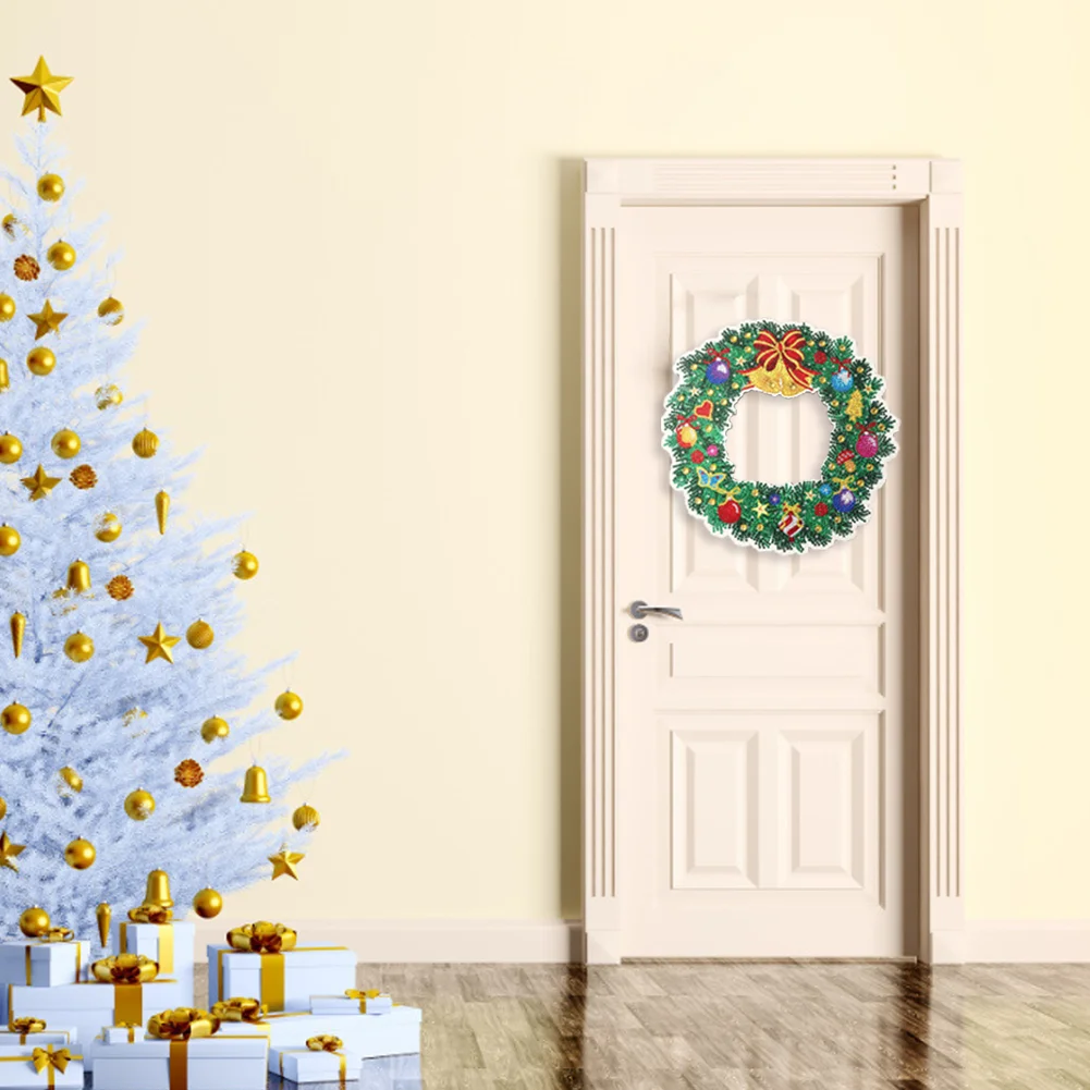 Diamond Paint Crystal Art Wreath - Christmas Bells