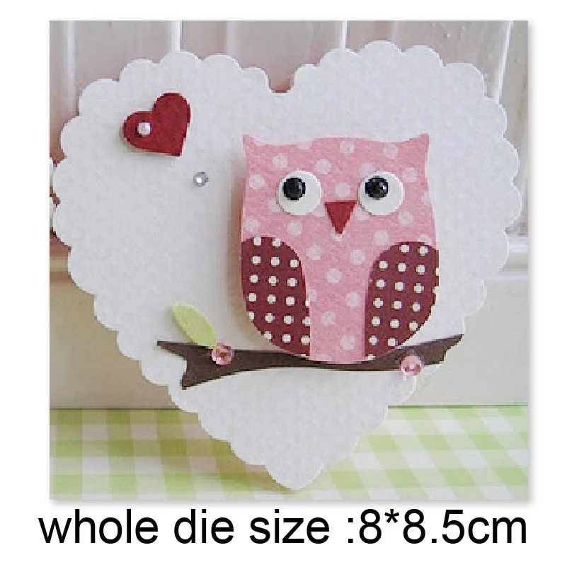 Fox Bear Owl Craft Dies Metal Cutting Dies Cut Die Mold Cat Catching Butterfly Scrapbooking Dies Paper Knife Mould Blade Punch