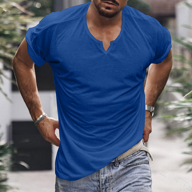 Solid Color Simple T-shirt