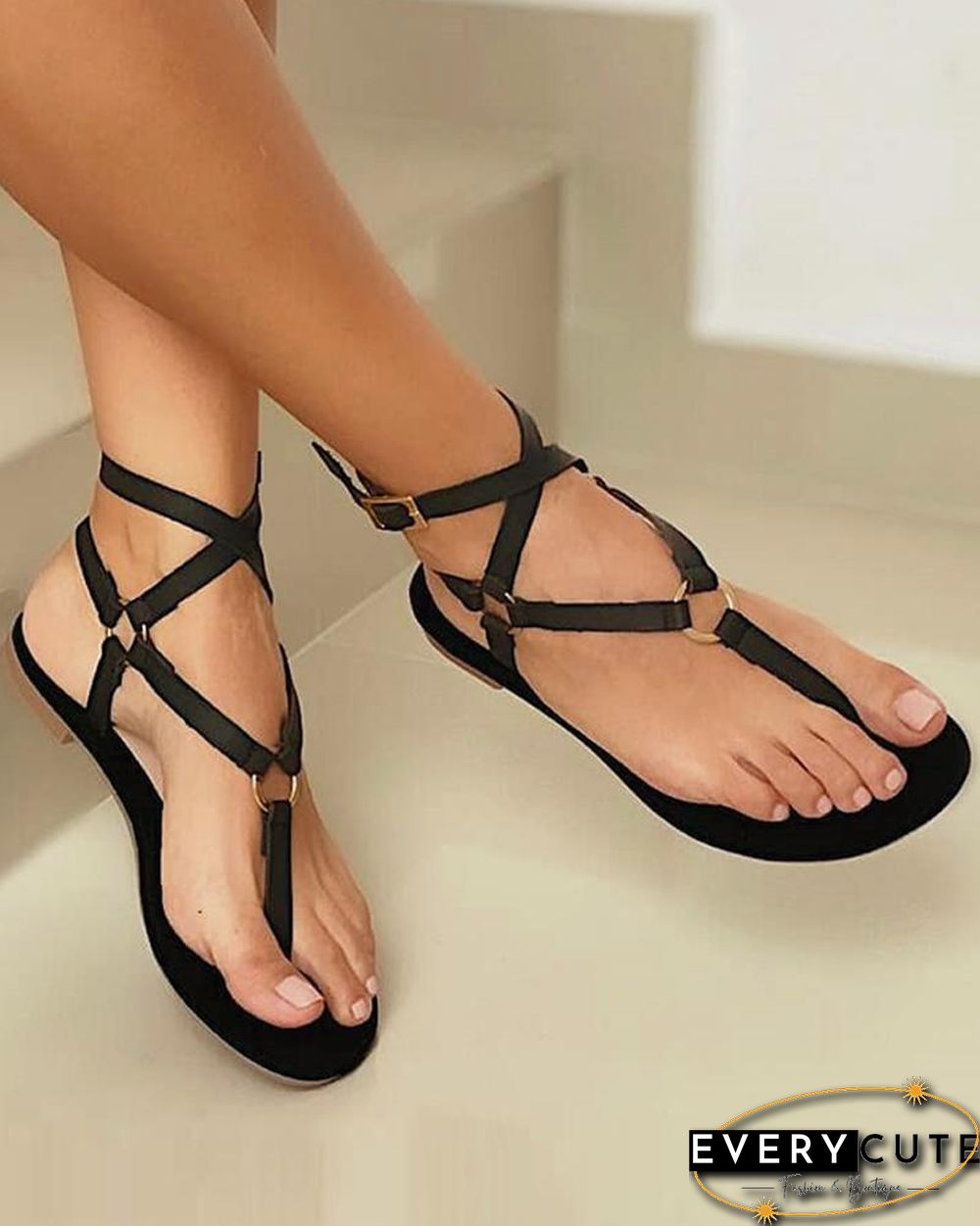 Metal Ring Ancient Greek Sandals