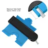 Contour Gauge 5 Inch with Lock &10 Inch Wide Plastic Profile Gauge Measure Ru...