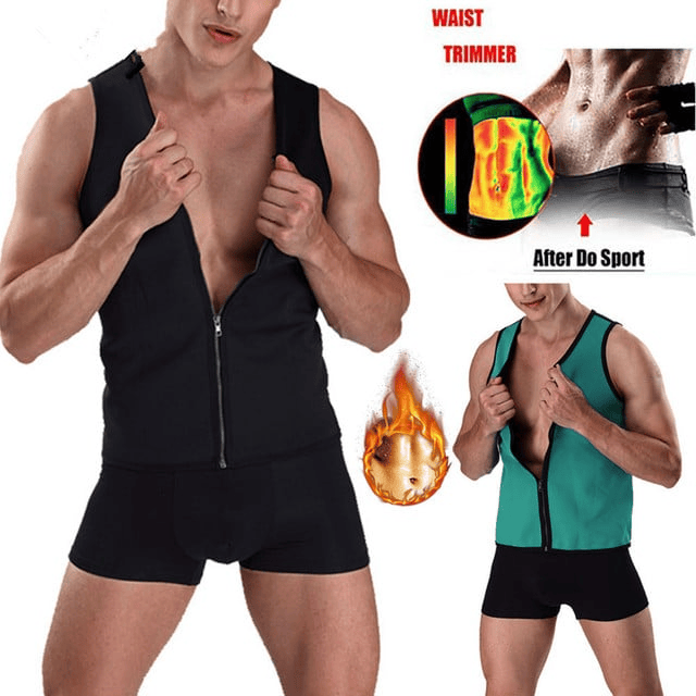 2025 Hot Sale Men's Compression Zipper Shaper Vest