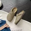 Thick Bottom Birkenstocks Half Bags Slippers