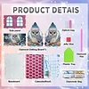 DIY Diamond Painting Special Shape Desktop Cabin Calendar Organizer Box Kit(Owl)