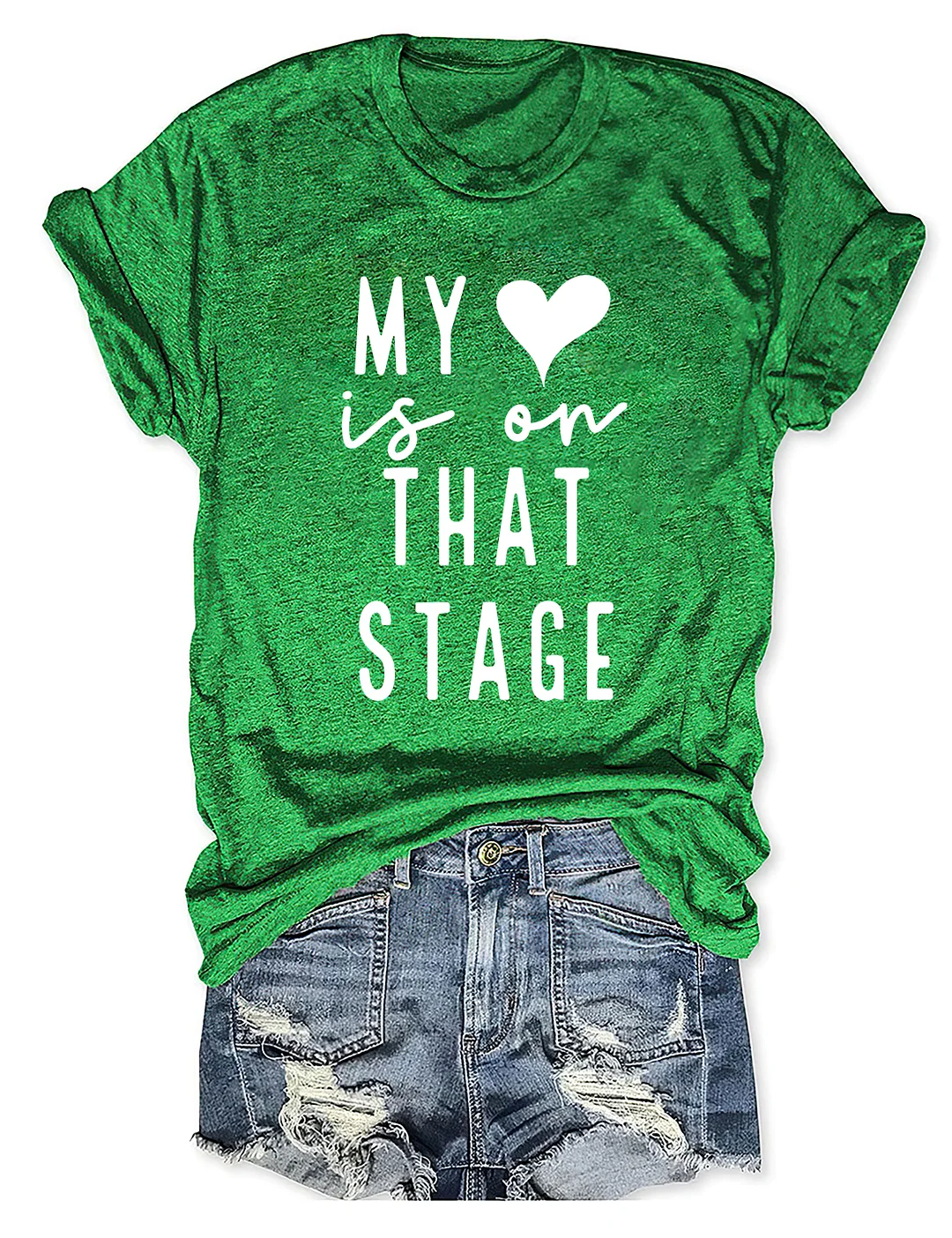 My Heart Is On That Stage Dance Mom T-shirt