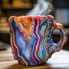 2024 New Mineral Crystal Coffee Mugs