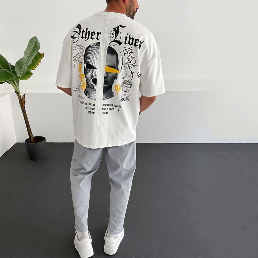 Men's Casual Print T-Shirt