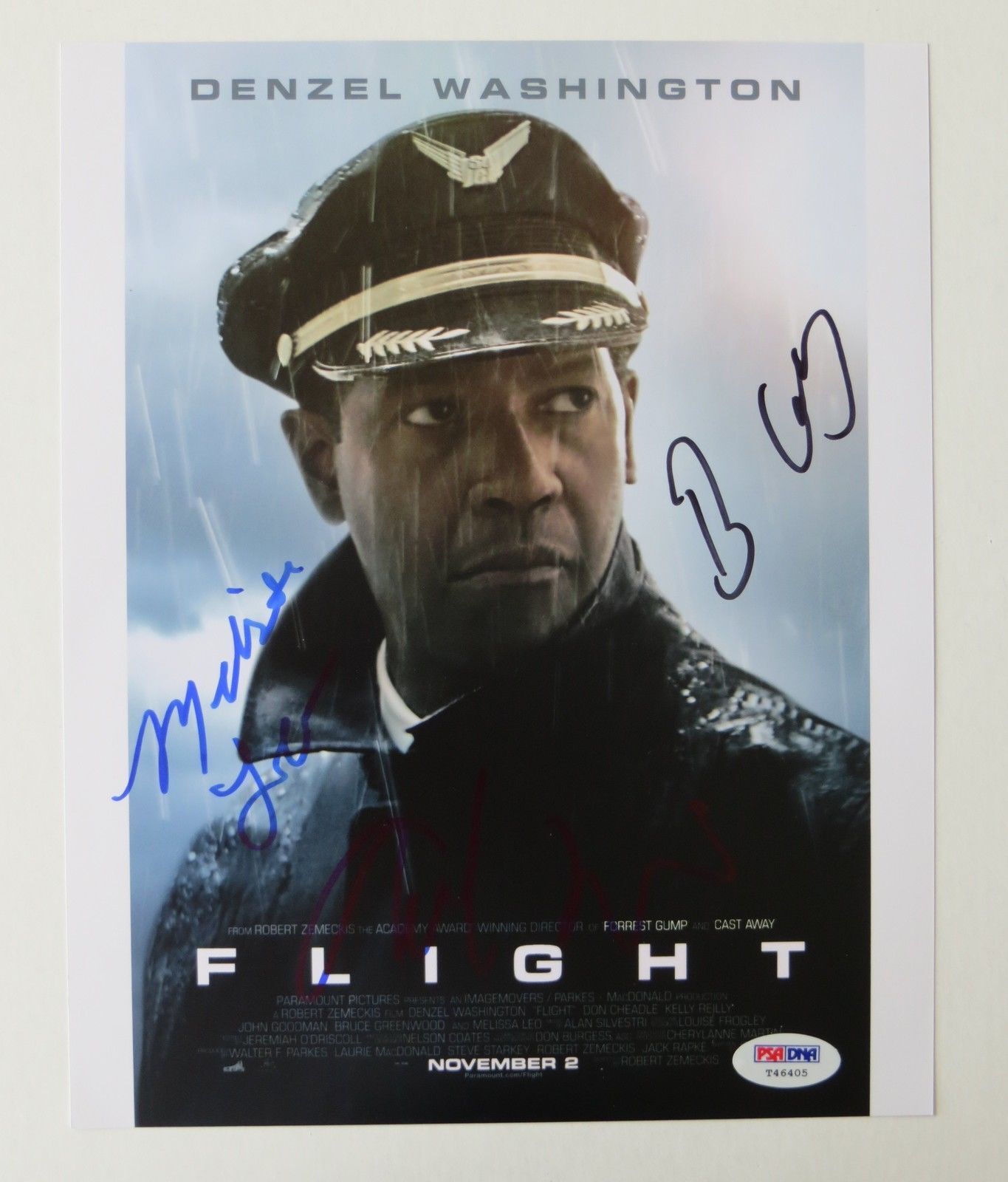 FLIGHT Multi Signed 8x10 Photo Poster painting (3 Signatures) Greenwood Leo + 1 PSA/DNA #T46405